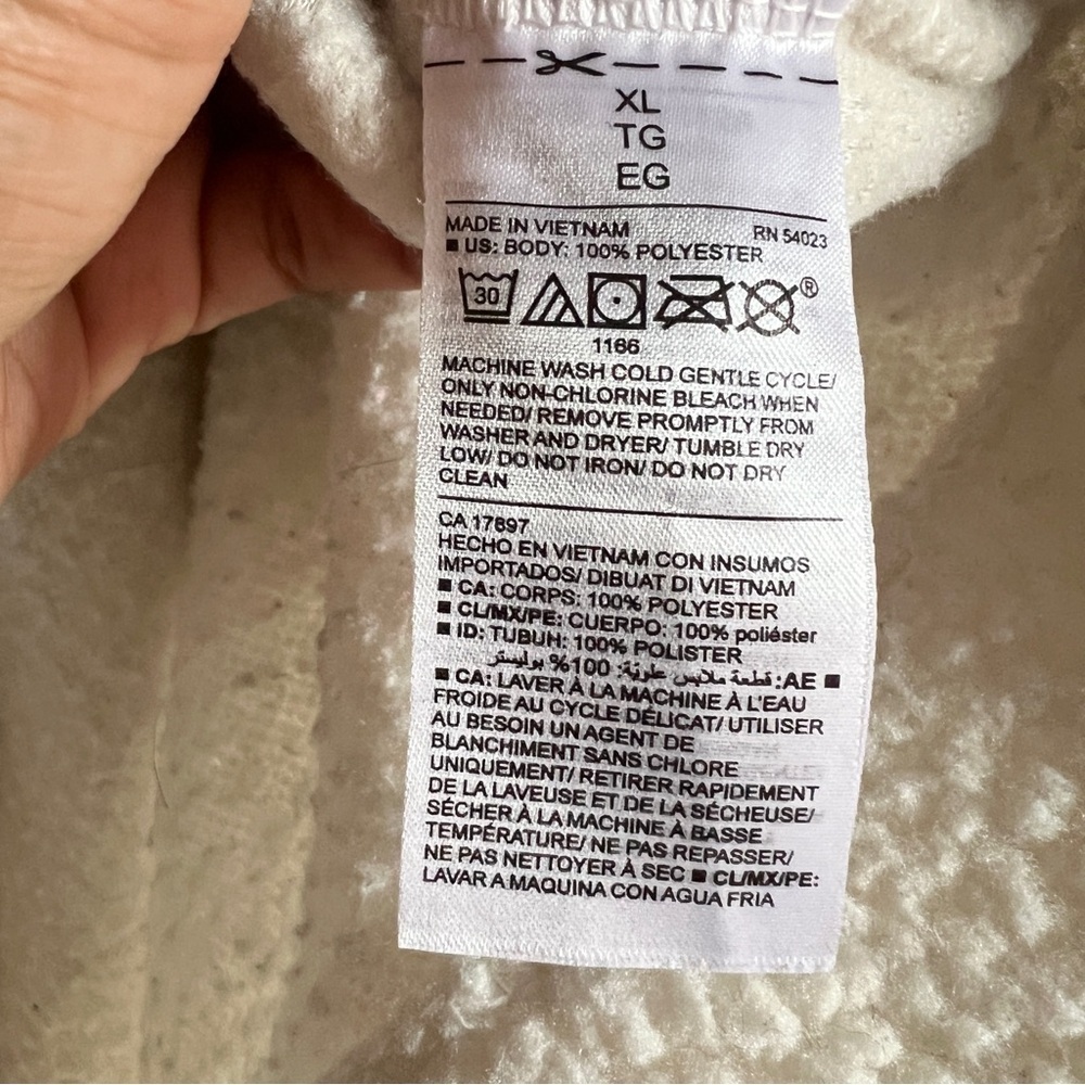 3/$60 Old Navy Sherpa Fleece Half Zip Pullover Sweater SZ XL - Picture 7 of 7